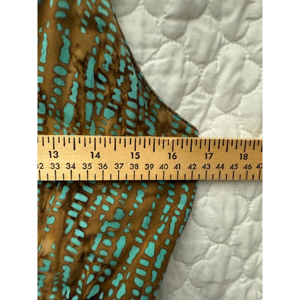 Bali Batik Hand-Painted Sundress Size Small –‎ Artisan Resort Wear Summer Dress - Picture 7 of 10